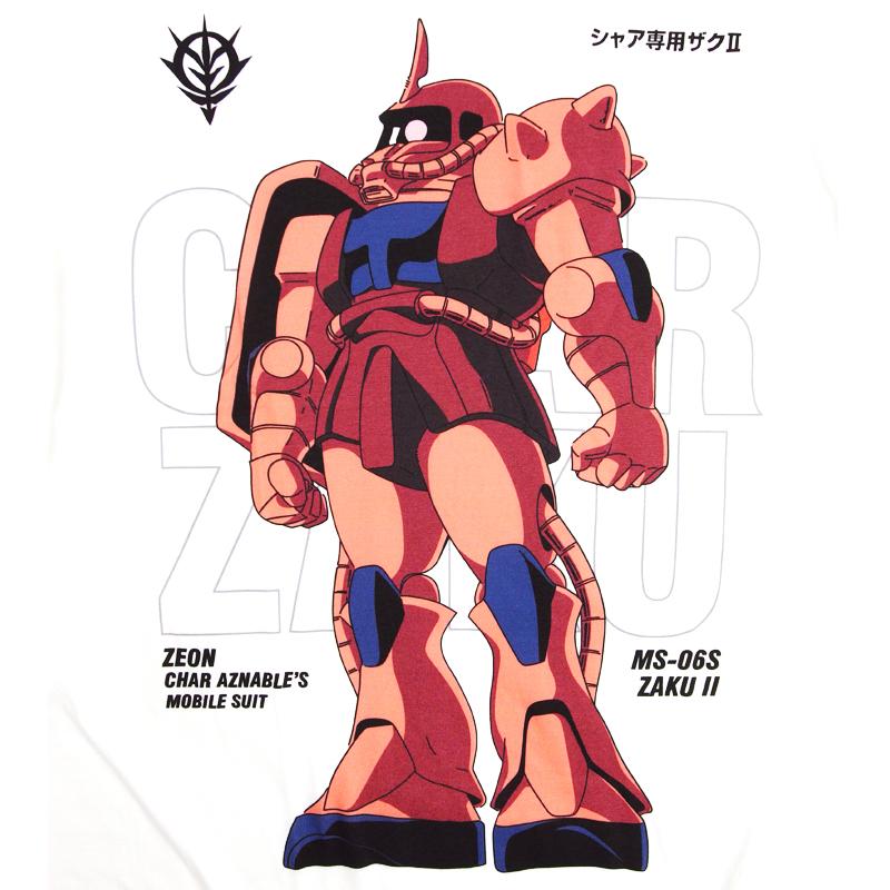 機動戦士ガンダム シャア専用 ザク Tシャツ GUNDAM ガンダム 機動戦士ガンダム シャア専用 ザク Tシャツ GUNDAM ガンダム