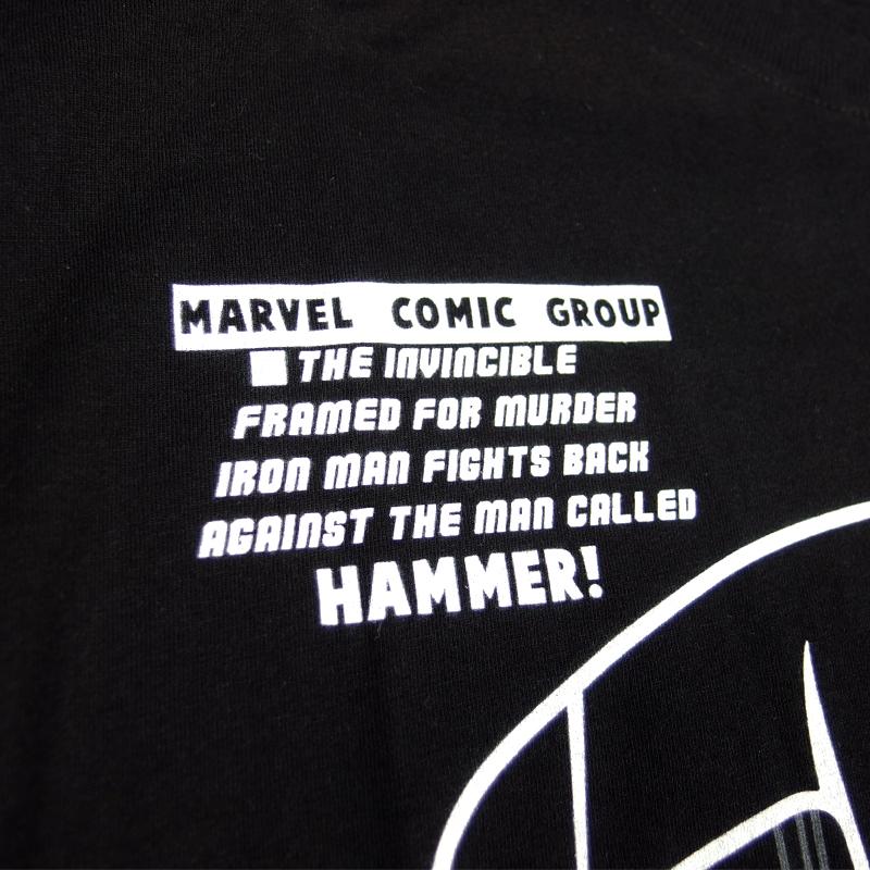 アイアンマン マーベル Ｔシャツ メンズ 半袖 レディース プリント キャラクター トニー スターク MARVEL アベンジャーズ アメコミ tシャツ グッズ ブラック | MARVEL | 03