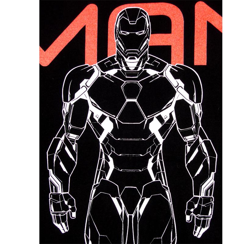 アイアンマン マーベル Ｔシャツ メンズ 半袖 レディース プリント キャラクター トニー スターク MARVEL アベンジャーズ アメコミ tシャツ グッズ ブラック | MARVEL | 09