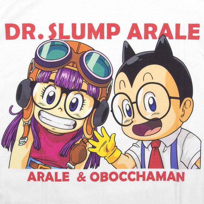 ドクタースランプ アラレちゃん Ｔシャツ メンズ アニメ 半袖 レディース ホワイト キャラクター グッズ 可愛い コレクター オボッチャマン プレゼント ダンス | ブランド登録なし | 02