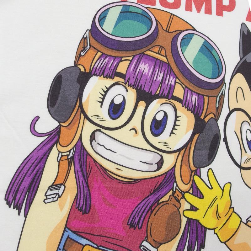 ドクタースランプ アラレちゃん Ｔシャツ メンズ アニメ 半袖 レディース ホワイト キャラクター グッズ 可愛い コレクター オボッチャマン プレゼント ダンス | ブランド登録なし | 03