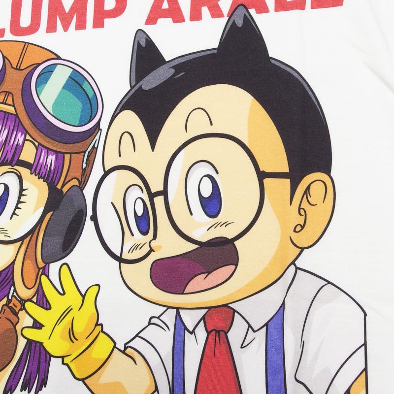 ドクタースランプ アラレちゃん Ｔシャツ メンズ アニメ 半袖 レディース ホワイト キャラクター グッズ 可愛い コレクター オボッチャマン プレゼント ダンス | ブランド登録なし | 04