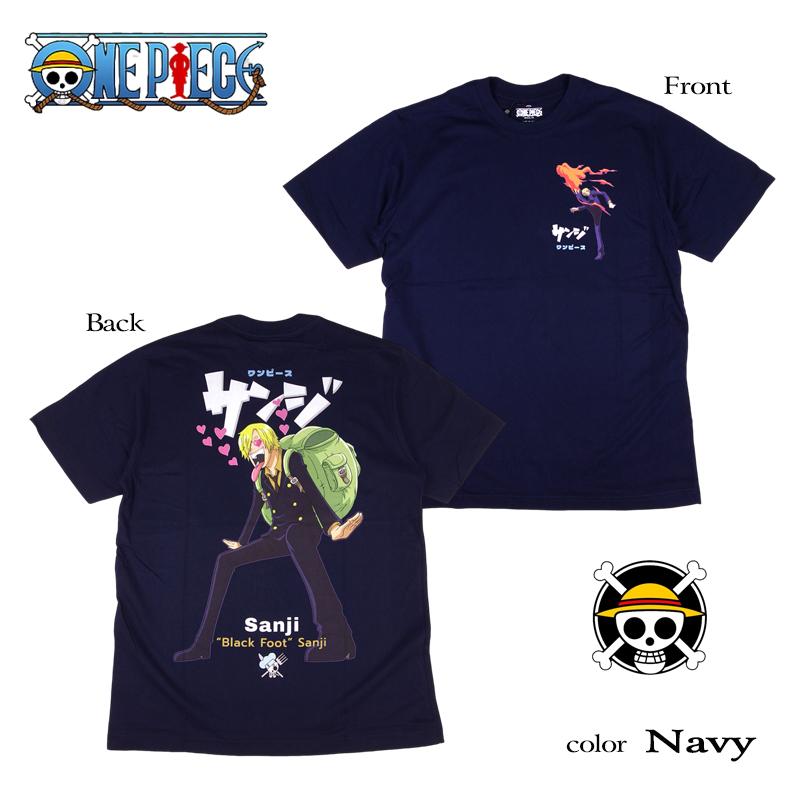 ONE PIECE Tシャツ ワンピース 半袖 ルフィ サンジ ゾロ ナミ ロビン