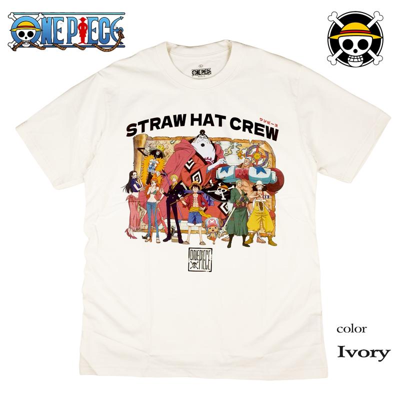 ONE PIECE Tシャツ ワンピース 半袖 ルフィ サンジ ゾロ ナミ ロビン チョッパー ブルック サニー号 ウソップ メンズ アニメ グッズ レディース 麦わら海賊団 | ブランド登録なし
