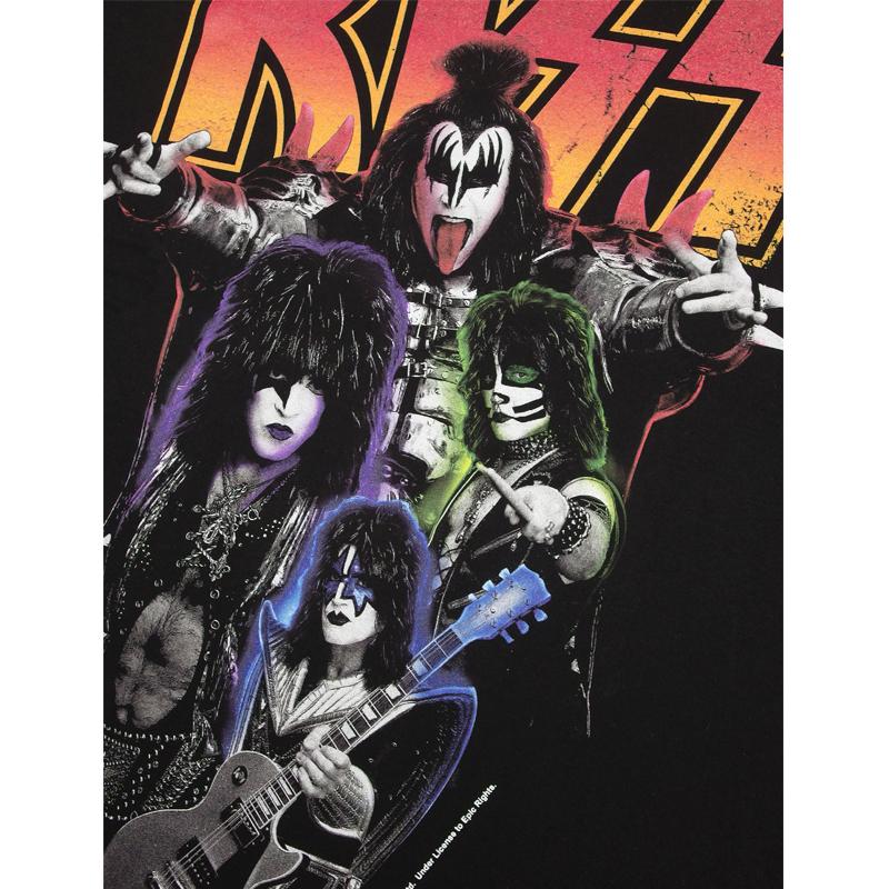KISS ロンT kiss 長袖Tシャツ メンズ バンドT キッス レディース リブ