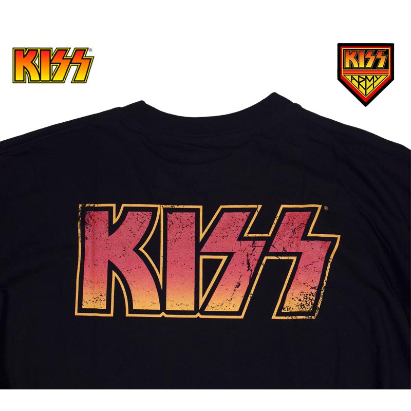 KISS ロンT kiss 長袖Tシャツ メンズ バンドT キッス レディース リブ