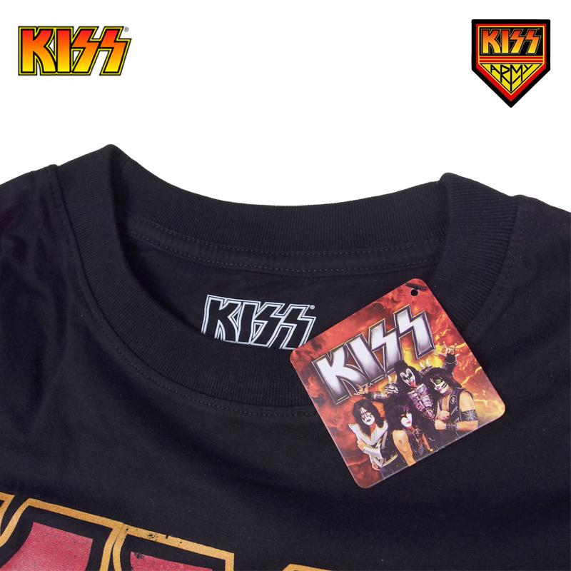 KISS ロンT kiss 長袖Tシャツ メンズ バンドT キッス レディース リブ