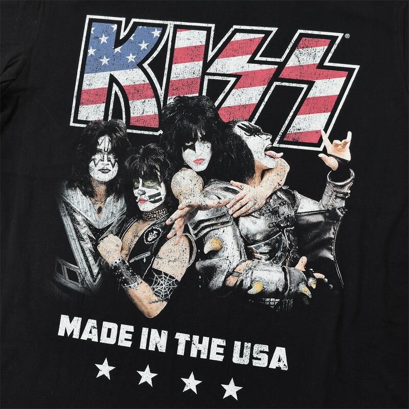 KISS ロンT kiss 長袖Tシャツ メンズ バンドT キッス レディース リブ