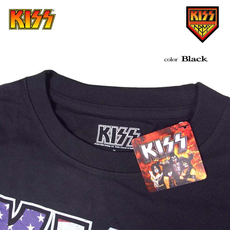 KISS ロンT kiss 長袖Tシャツ メンズ バンドT キッス レディース リブ