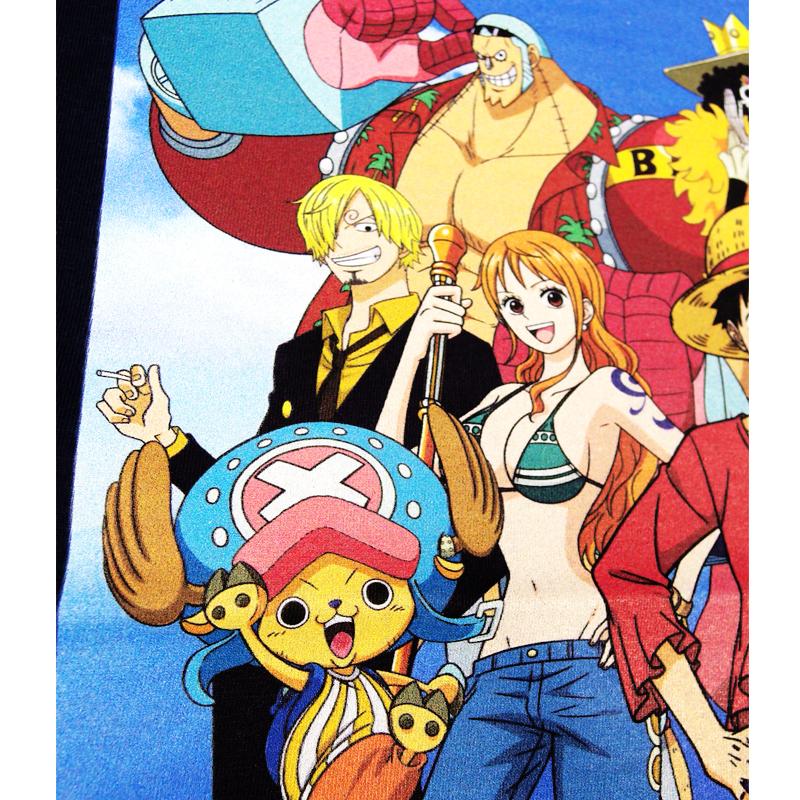 ONE PIECE Tシャツ ワンピース 半袖 ルフィ サンジ ゾロ ナミ ロビン