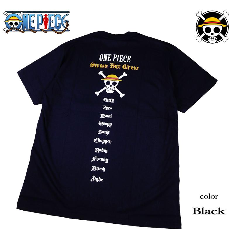 【S】ONE PIECE Tシャツ 半袖　黒 ワンピース　黄金遊園地　アニメ ONE PIECE Tシャツ ワンピース 半袖 ルフィ サンジ ゾロ ナミ ロビン