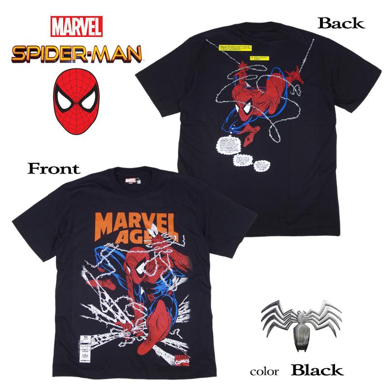 MARVEL（マーベル） スパイダーマン Tシャツ メンズ 半袖 レディース