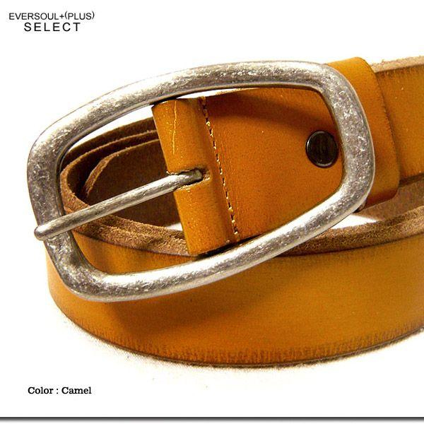 ベルト メンズ 本革 カラー レザー シンプル 牛革 メンズベルト 革 ピンク ベージュ ビジネス カジュアル |  | 02