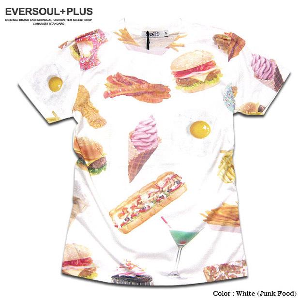 総柄 Ｔシャツ 半袖 メンズ スカル プリント 派手 シャツ ヒップホップ ダンス ビジュアル系 衣装 原宿系 | ブランド登録なし | 06