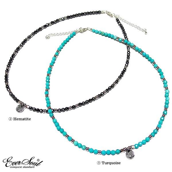 ネックレス 天然石 メンズ アクセサリー おしゃれ シルバー チャーム  