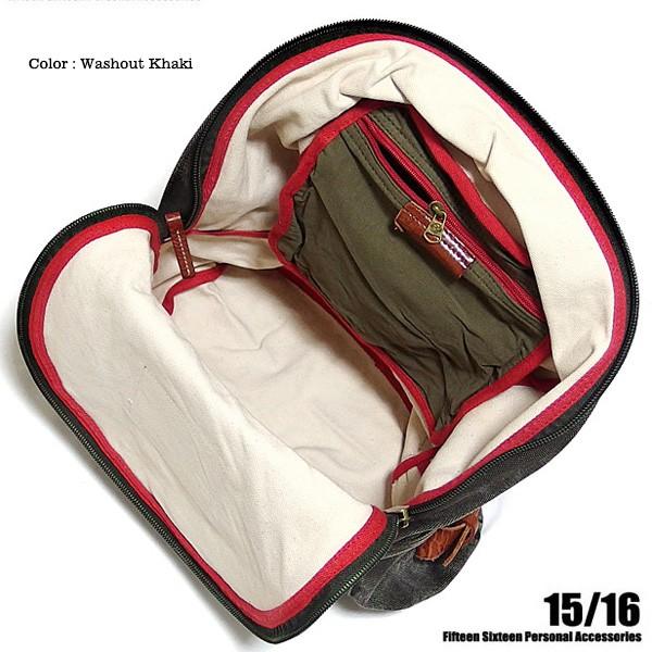 リュックサック デイバッグ レザー 革 メンズ ミリタリー リュック おしゃれ バックパック ビンテージ カーキ キャンバス |  | 06