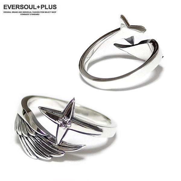 指輪 シルバーリング メンズ アクセ シルバー925 リング 羽根 ウイング 十字架 クロス ストーン クリスマス 誕生日 プレゼント ギフト |  | 02