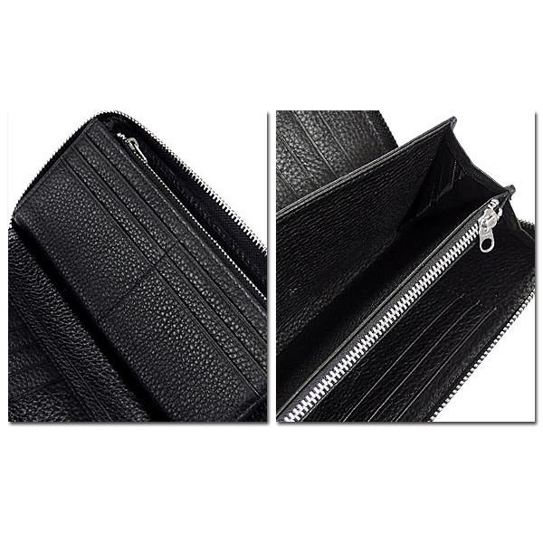 財布 長財布 メンズ 本革 パイソン ヘビ 蛇 革 ラウンドファスナー ロングウォレット 金 ゴールド 金箔 送料無料 |  | 10