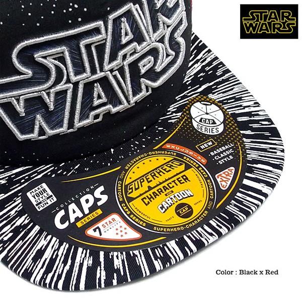 帽子 スターウォーズ STARWARS ストリートキャップ メンズ ベースボールキャップ 刺繍 ロゴ 総柄 ダンス グッズ 黒 ブラック |  | 03