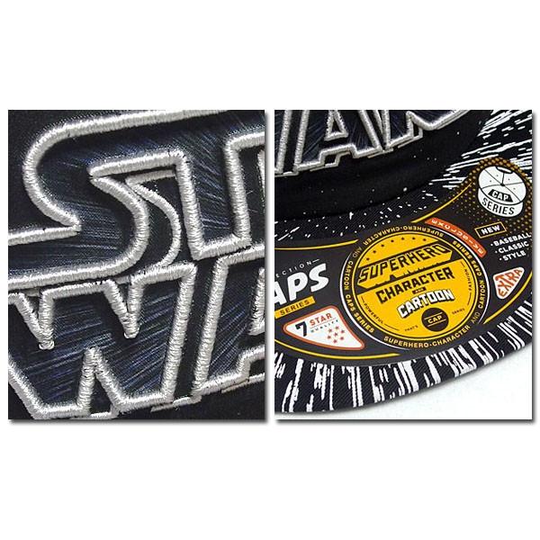 帽子 スターウォーズ STARWARS ストリートキャップ メンズ ベースボールキャップ 刺繍 ロゴ 総柄 ダンス グッズ 黒 ブラック |  | 04