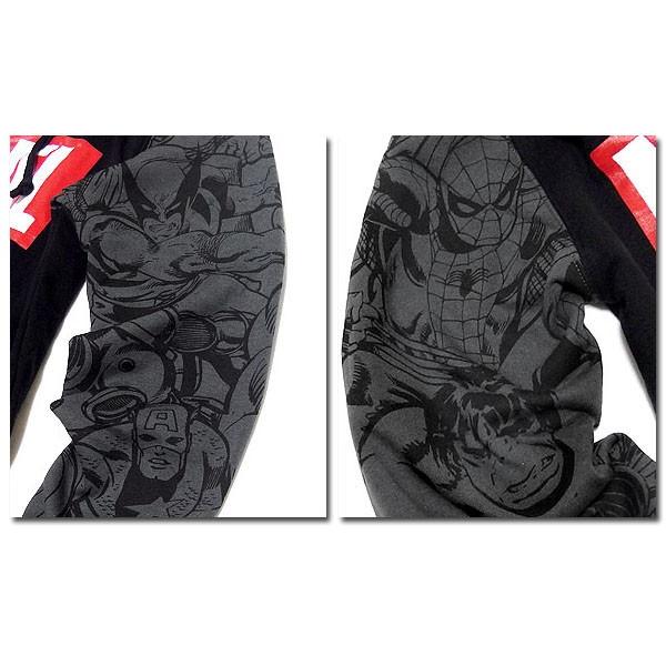 マーベル MARVEL ジップパーカー メンズ 裏起毛 パーカー 厚手 大きい