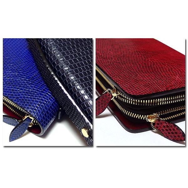 セカンドバッグ 本革 メンズ リザード トカゲ 牛革 レザー 財布 ウォレット おしゃれ ラウンドファスナー 革 小銭入れ スマホ |  | 11