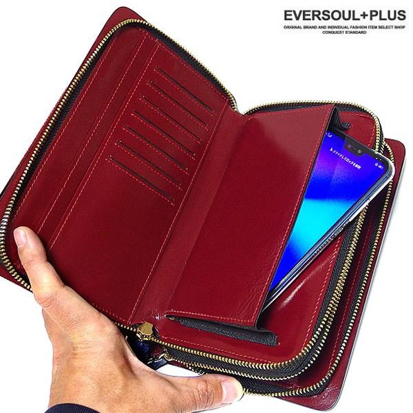 セカンドバッグ 本革 メンズ リザード トカゲ 牛革 レザー 財布 ウォレット おしゃれ ラウンドファスナー 革 小銭入れ スマホ |  | 09