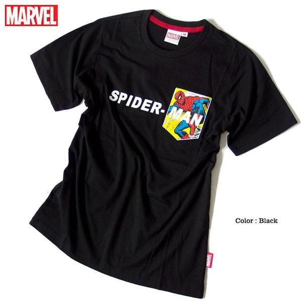 【XL】新品 スパイダーマン Tシャツ MARVEL MARVEL（マーベル） スパイダーマン Tシャツ 半袖 プリント ポケット