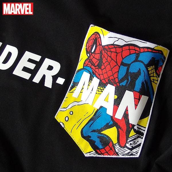 スパイダーマン マーベル ｔシャツ 半袖 プリント ポケット付き ロゴ キャラクター Marvel Tシャツ グッズ メンズ Eplus4 Eversoul Plus Version Y 通販 Yahoo ショッピング
