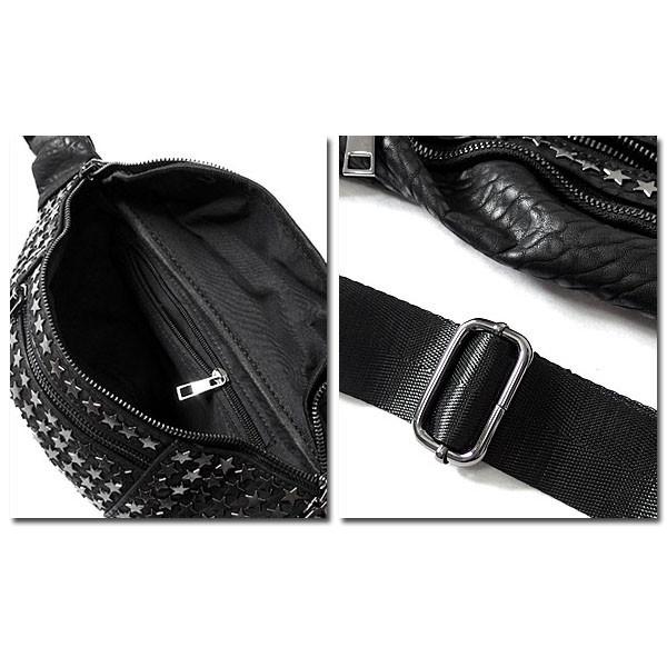 ボディバッグ メンズ ワンショルダー ウエストバッグ ヒップバッグ 星