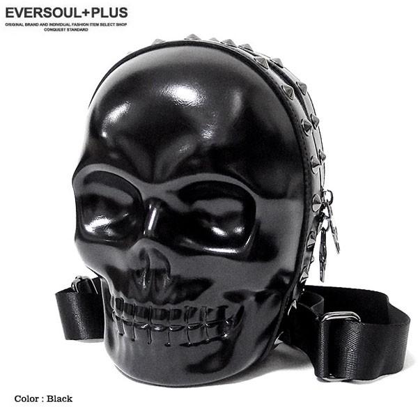 ショルダーバッグ スカル コンパクト メンズ レディース ロック パンク ビジュアル系 ポーチ バッグ スタッズ ミニショルダー ゴスロリ