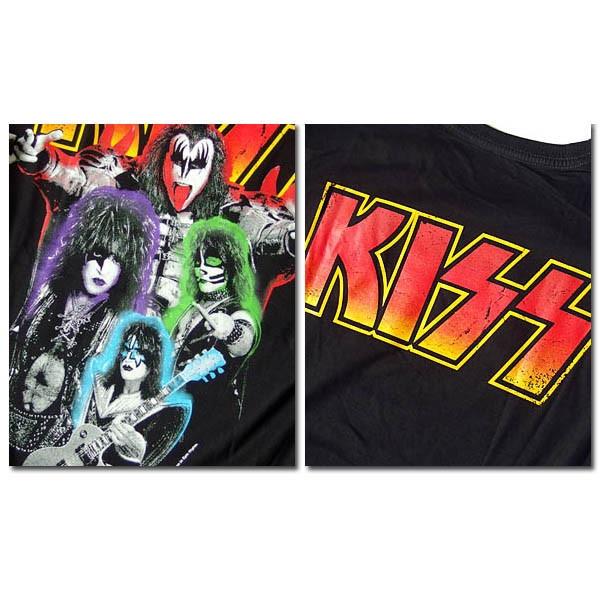 KISS キッス TシャツバンドT フォト メンズ バンT レディース