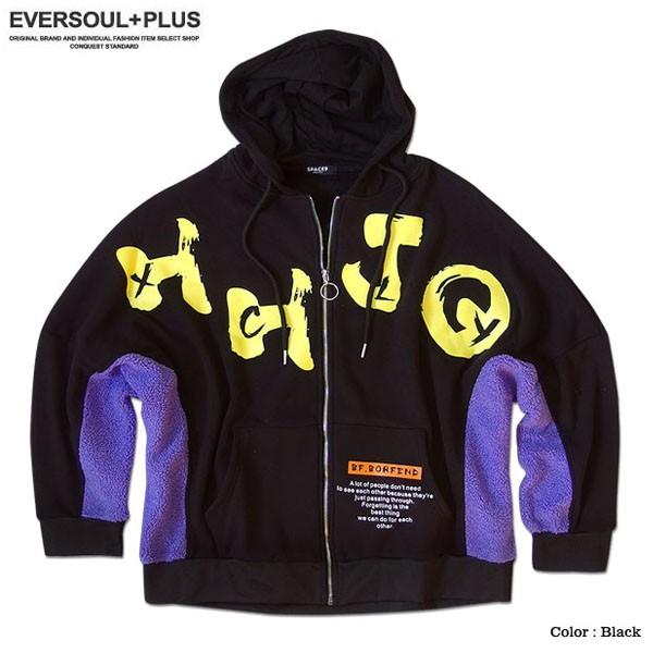 ジップパーカー メンズ ビッグシルエット パーカー オーバーサイズ