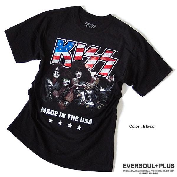 KISS キッス Tシャツ メンズ バンド ロック メンバー グッズ