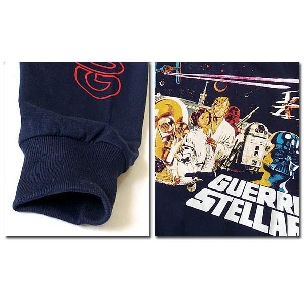 STARWARS スターウォーズ Tシャツ メンズ ロンT 長袖 ネイビー STARWARS スターウォーズ Tシャツ メンズ ロンT 長袖 ネイビー
