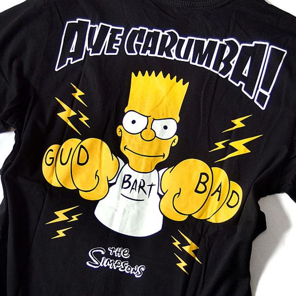 シンプソンズ Tシャツ メンズ バート ブラック 黒 半袖 THE