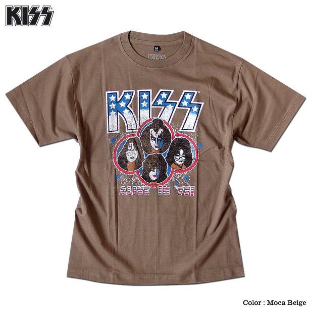 KISS キッス Tシャツ ワイドシルエット オーバーサイズ ビッグT KISS キッス Tシャツ ワイドシルエット オーバーサイズ ビッグT