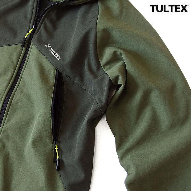 TULTEX 裏フリース 防風 ジャケット ブルゾン アウター メンズ マウンテンパーカー ボンディング 秋 冬 ウォーキング 大きいサイズ