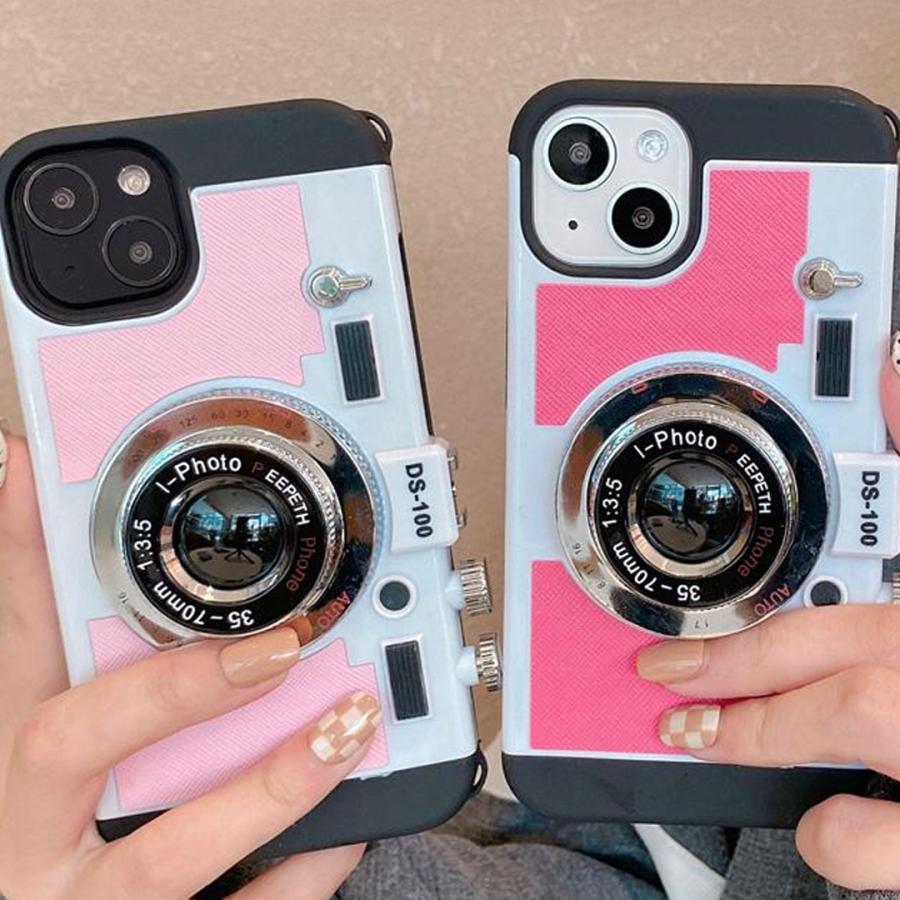 カメラ型 iPhone ケース iPhone17 カメラケース スマホケース iPhone