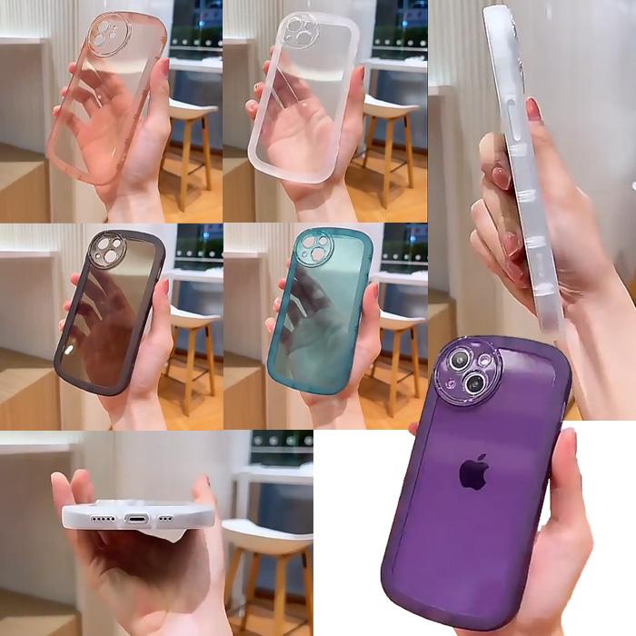 iPhone16 クリア iPhoneケース スマホケース ピンク 黒