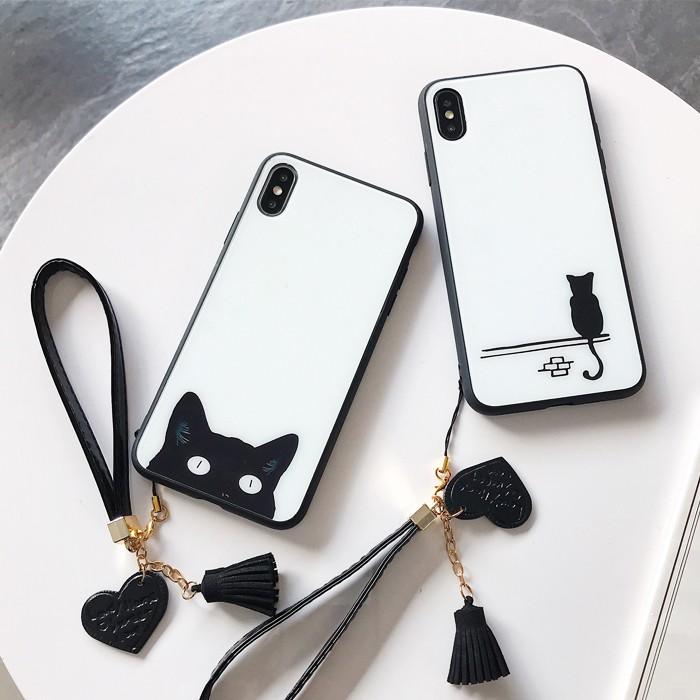 Apple - iPhone7  plus   仮  黒猫 Amazon.co.jp: iPhone7 Plus 用 ケース スマホケース 手帳型 猫