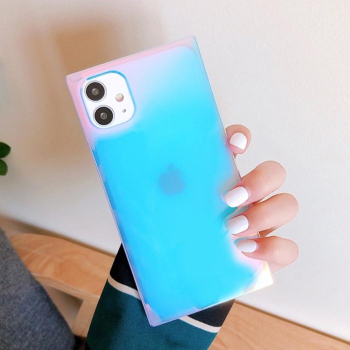 iPhone13 iPhoneケース オーロラ スクエア 多機種対応 mini Pro