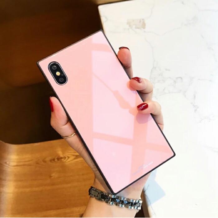 iPhone14 iPhoneケース スクエア型 ガラス 背面ガラス 多機種対応 iPhone13 iPhoneSE iPhone12 iPhone11 シンプル かわいい |  | 05