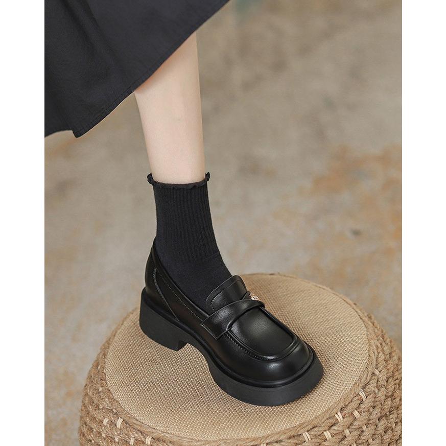 シューズ 学生 コインローファー Uチップ 卒業式 入学式 女子 高校生