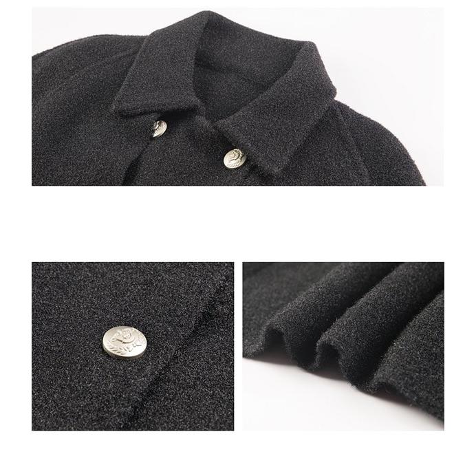 ケープコート マント ショート丈 レディース 大きめ ゆったり 防寒