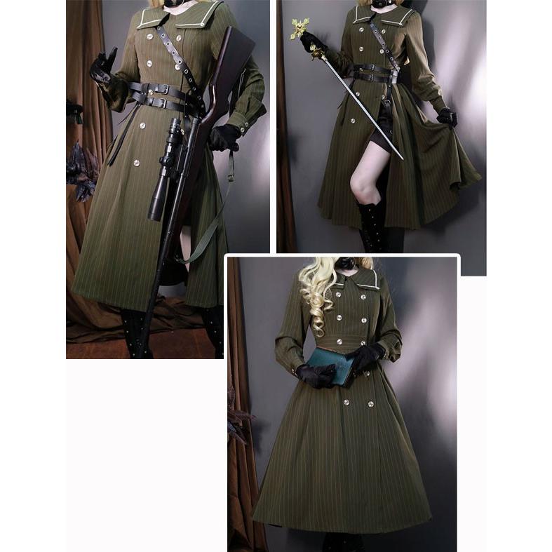 ロリータ ワンピース レディース ロング lolita フレアスカート