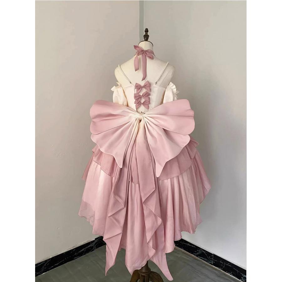 ロリータ jsk ワンピース 可愛い プリンセスドレス お姫様 ロリータ jsk ワンピース 可愛い プリンセスドレス お姫様