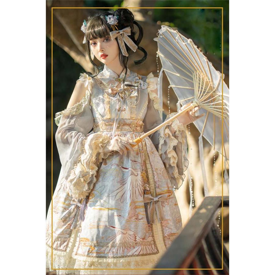 ロリータ 中華風 チャイナ キョンシー ゾンビ コスチューム チャイナ服