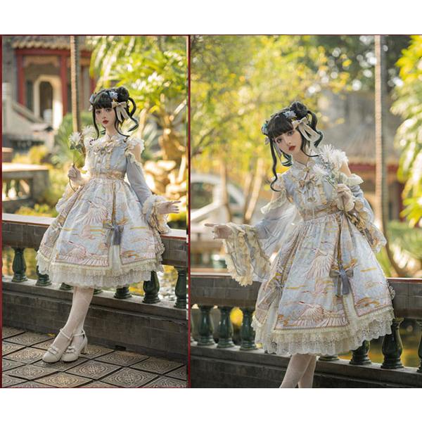 ロリータ 中華風 チャイナ キョンシー ゾンビ コスチューム チャイナ服