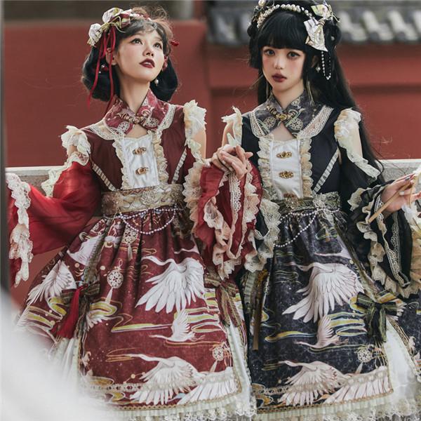 ロリータ 中華風 チャイナ キョンシー ゾンビ コスチューム チャイナ服